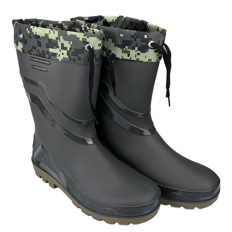 Чоботи чоловічі гумові з утеплювачем 5014 p. 42 27 см Зелений - фото 2 Чоботи чоловічі гумові з утеплювачем 5014 p. 42 27 см Зелений - фото 2