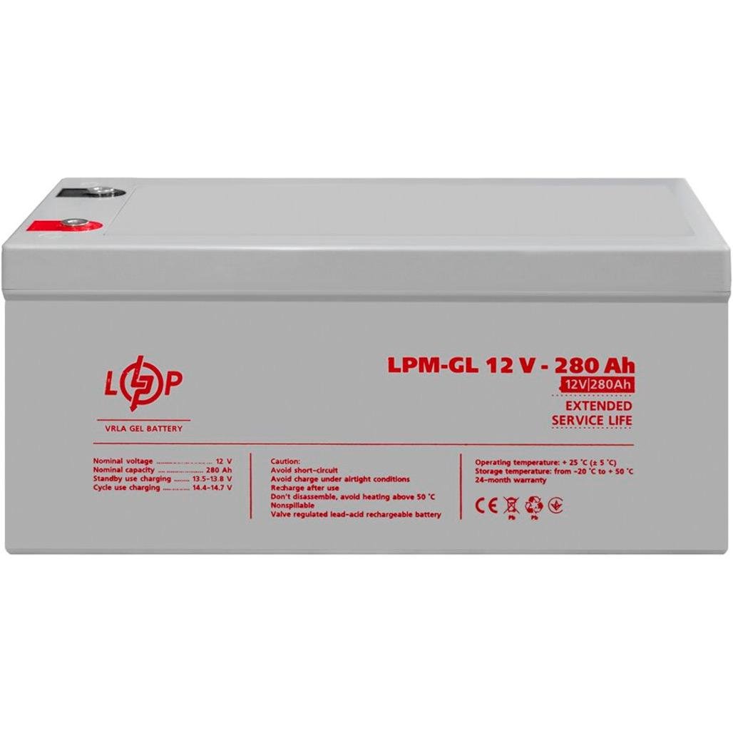 Аккумулятор для ИБП LogicPower LPM-GL 12V/280 Ah (13185) - фото 2