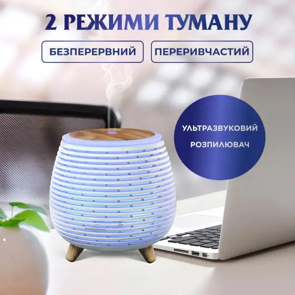Зволожувач повітря аромадифузор з підсвічуванням 140 мл - фото 3