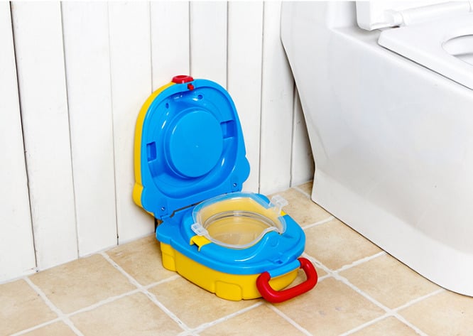 Дитячий горщик BECUTE Travel Potty дорожній Жовтий (SUN4999) - фото 4