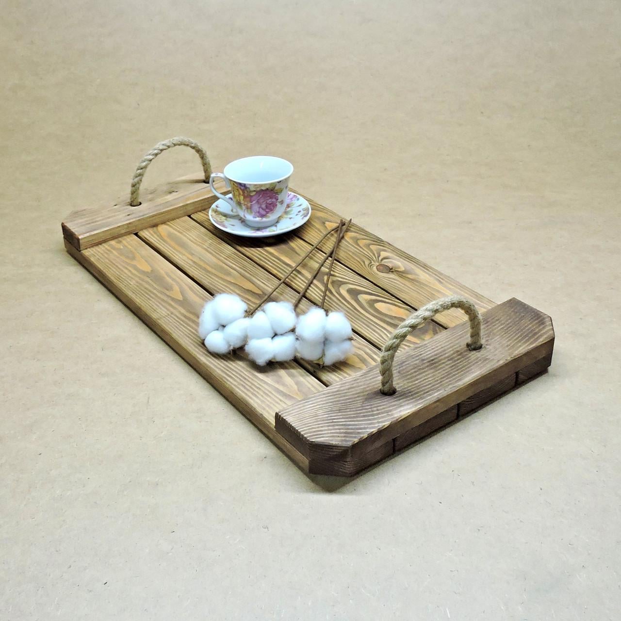 Поднос деревянный Брюссель Капучино (ПДС-000602)