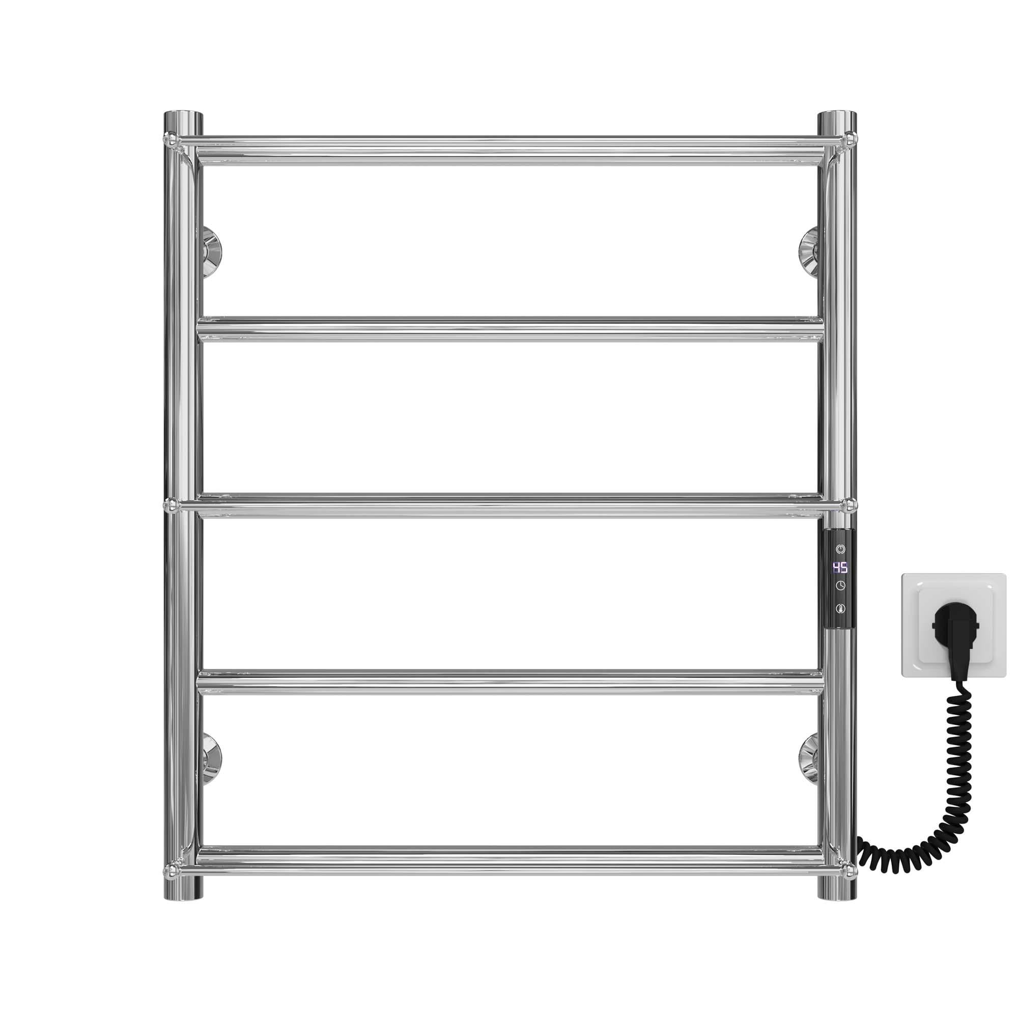 Рушникосушарка електрична Deffi Ladder П5 JD03 праве підключення нержавіюча сталь 500х600 мм Хром (C.LK.60.50.5.E.C.R.1)