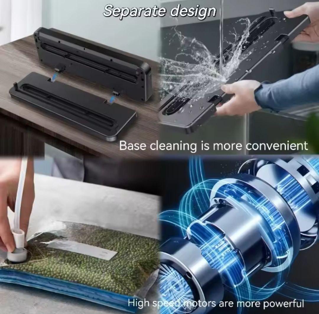 Вакуумный упаковщик FKJ-5100 со встроенным резаком и дисплеем (00357) - фото 9