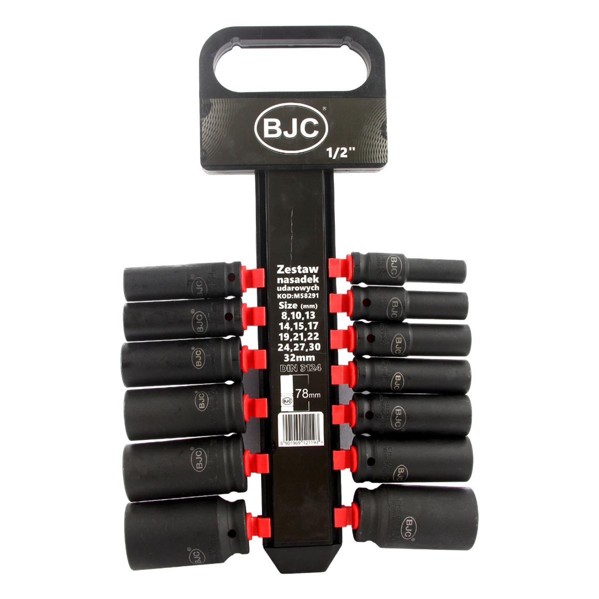 Набір ударних головок Mar-Pol M58291 1/2" 8-32 мм BJC/78 мм 13 пр.