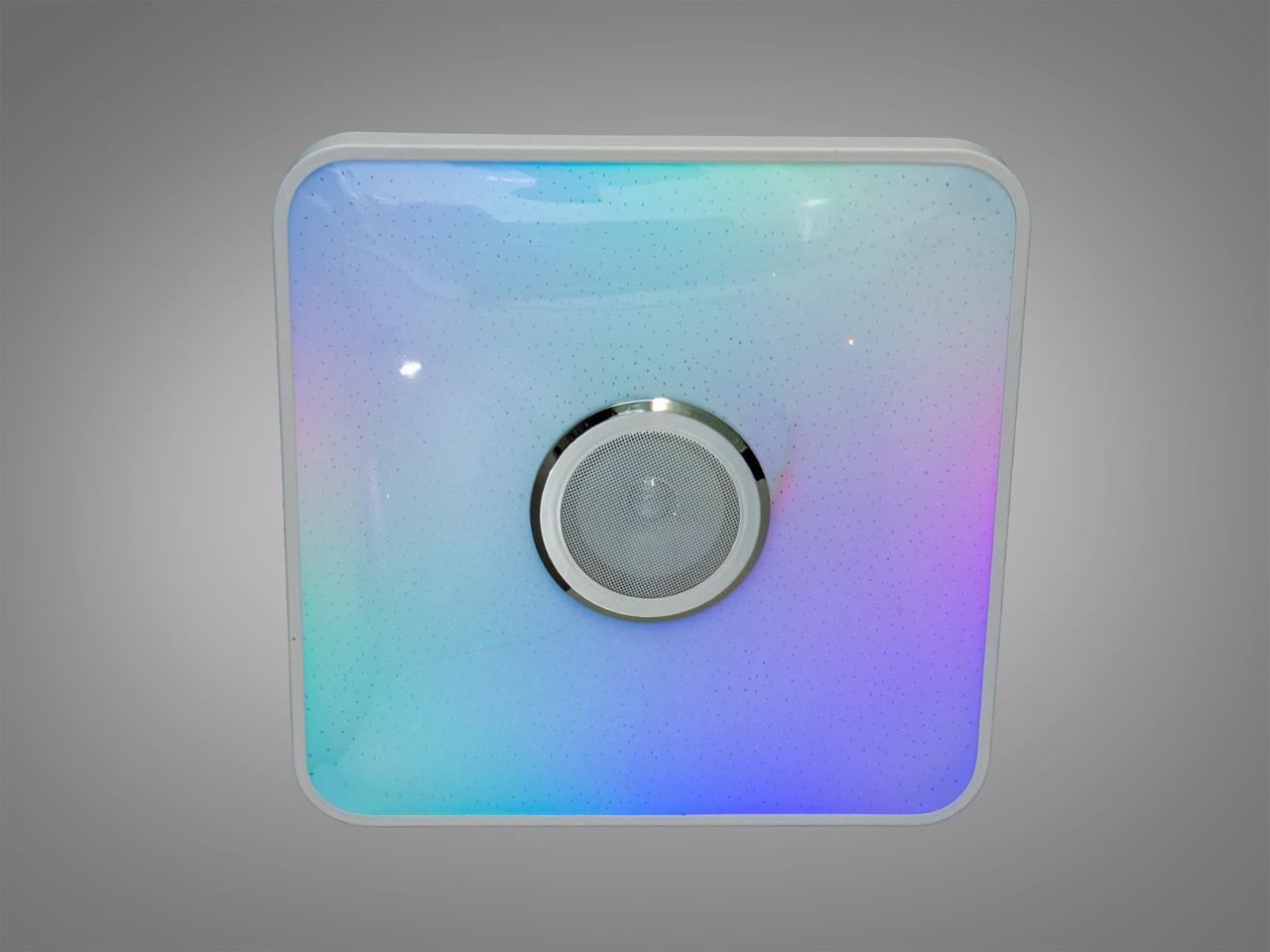 Светодиодный светильник смарт DB-8501B-400x400RGB+MP3+TUYA квадрат 70 Вт RGB Белый (3027524561)