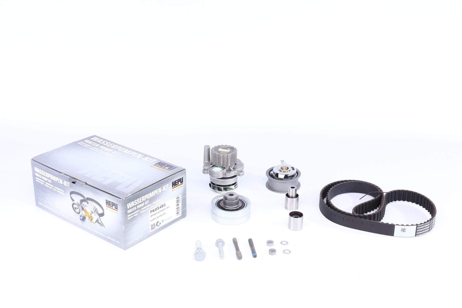 Комплект ГРМ и помпа Hepu VW Caddy II 1.9TDi 95-04 (PK05491)