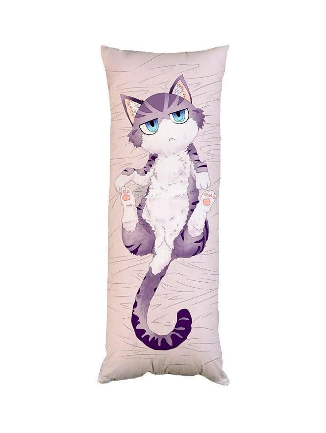 Подушка дакимакура Кот декоративная ростовая для обнимания 40x120 см (1834005207)