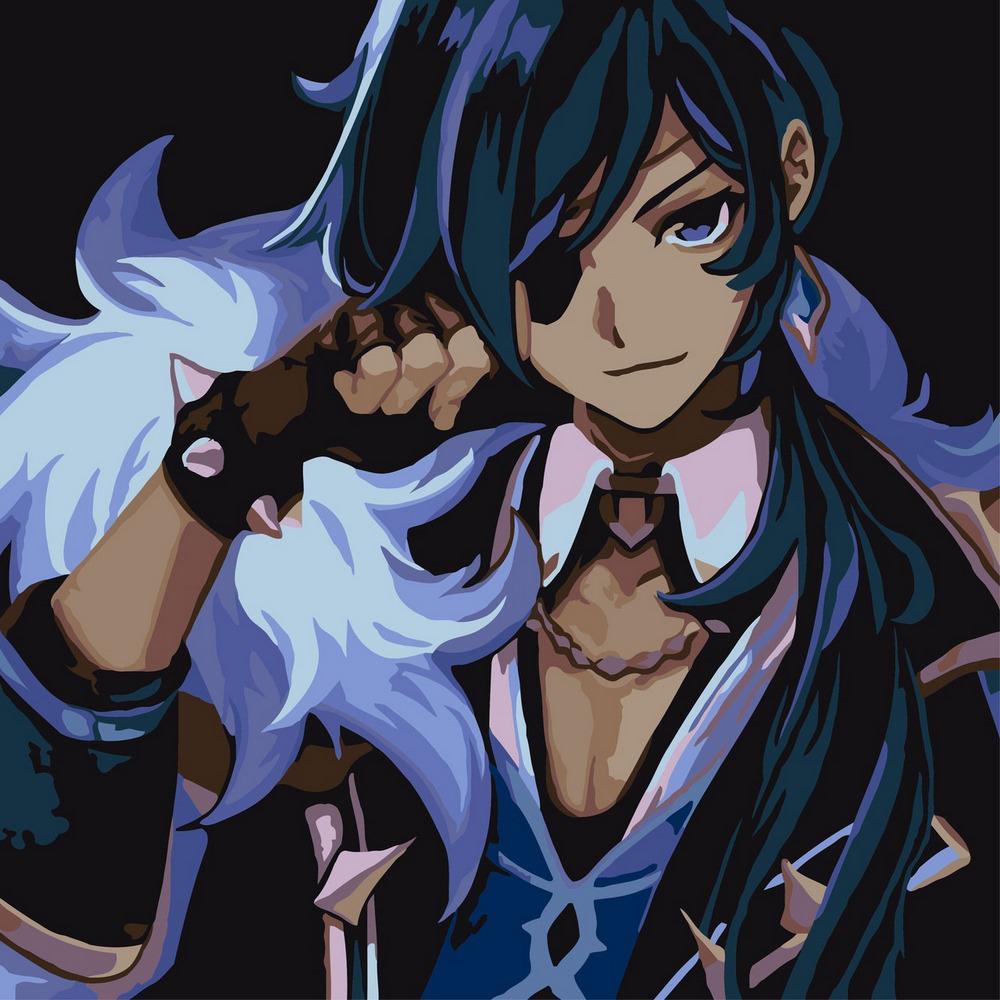 Картина за номерами Brushme Кейа 30x30 см Різнокольоровий (PM-194-K-1009)