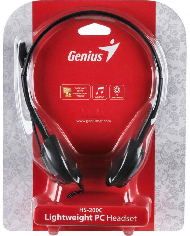 Наушники Genius HS-200C RP 31710151100 Чорний (7405763) - фото 7