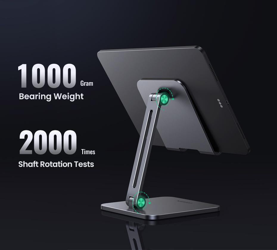 Підставка для планшета Ugreen 12.9" алюмінієва Сірий (40393) - фото 8