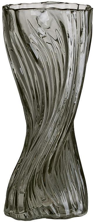 Ваза стеклянная Giorgia для цветов 15х15х30 см Дымчато-серый
