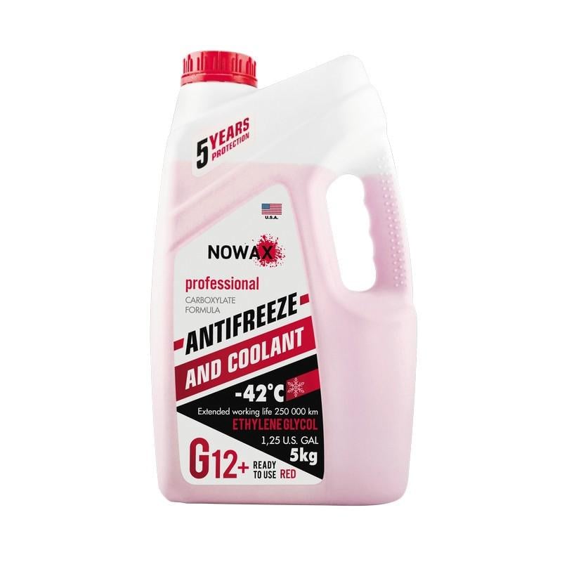Охлаждающая жидкость красная Nowax G12 для системы охлаждения 5 кг (NX05001)