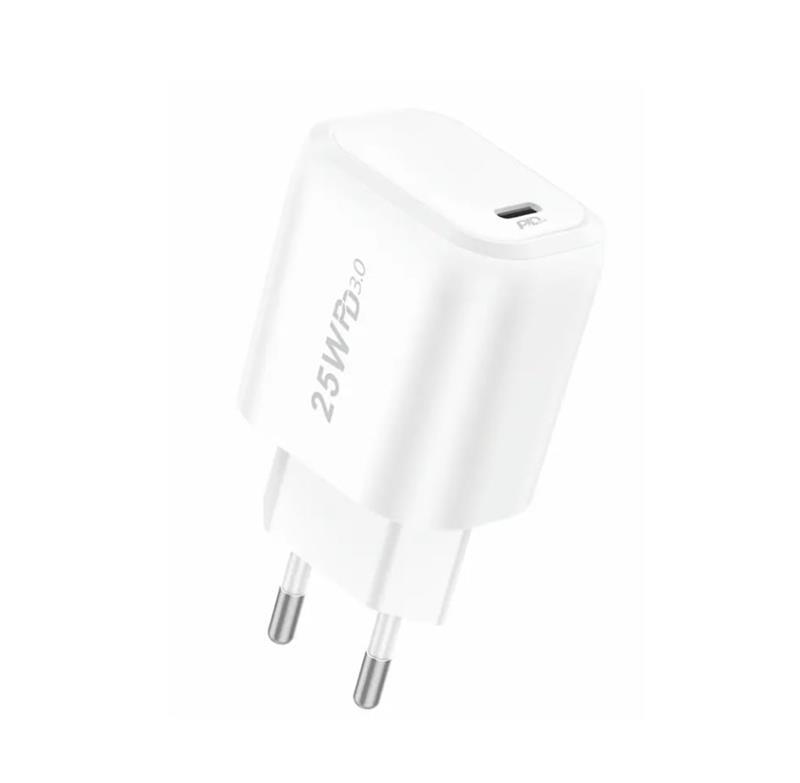 Зарядное устройство сетевое Foneng EU40 USB-C 25 Вт PD 3.0/QC 3.0 White (EU40-CH)