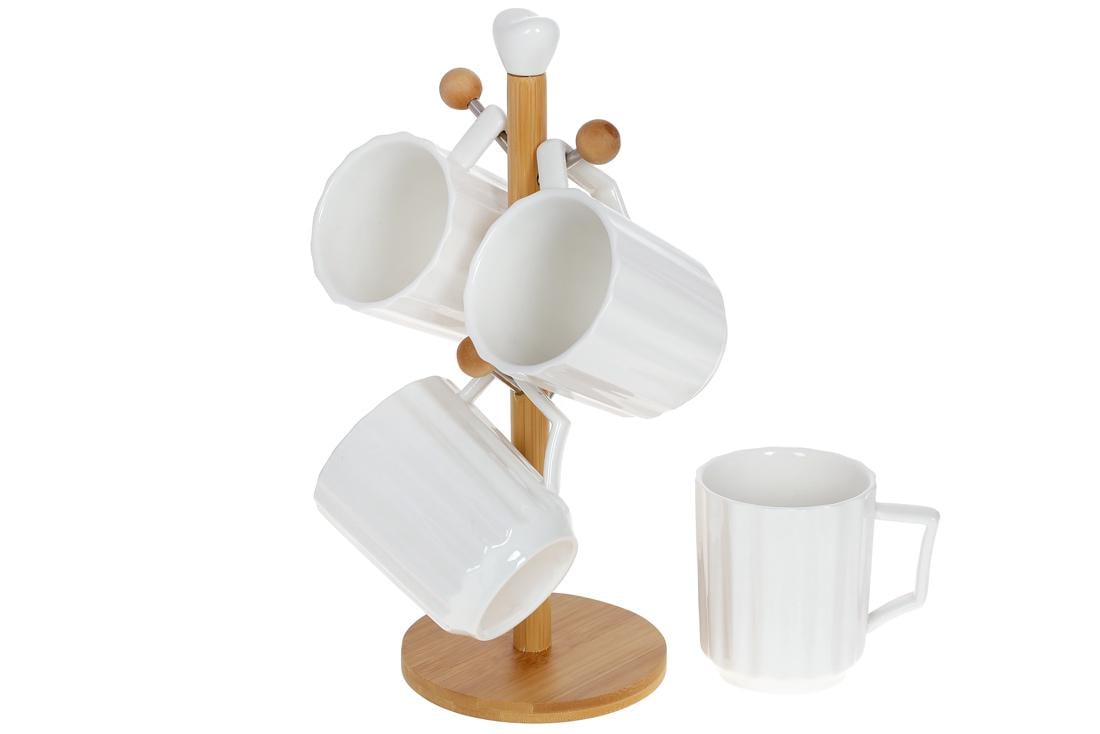 Набор фарфоровых кружек BonaDi Naturel 300 мл 4 шт. (289-389)