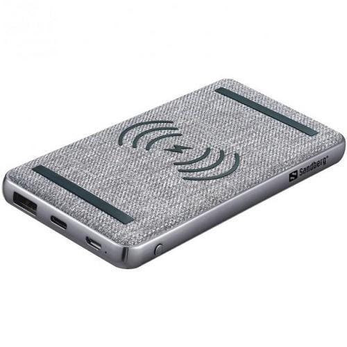 Повербанк Sandberg 420-61_VW PD 20 W 10000 mAh Wireless QI 15 W USB 2xType-C OUT (557726)