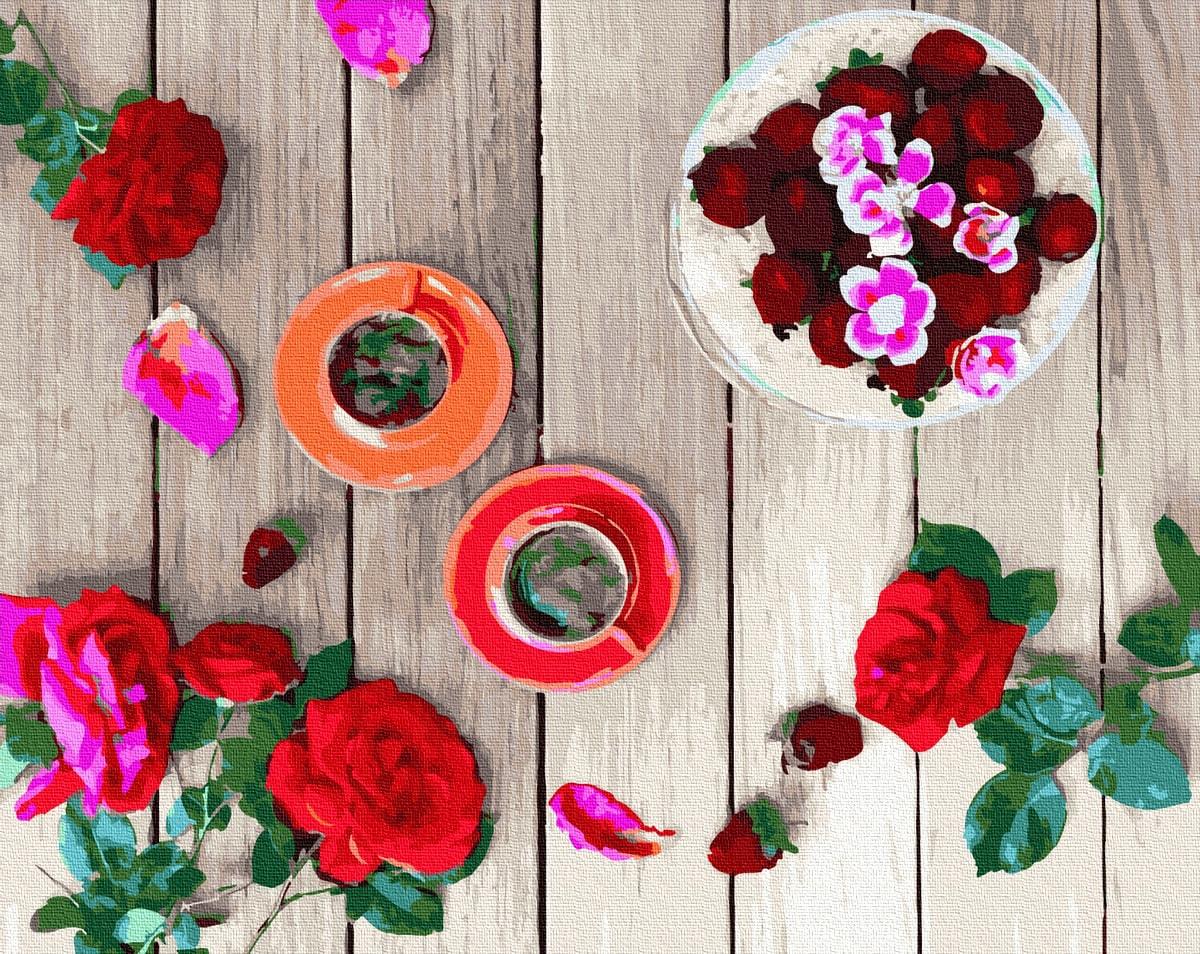 Картина по номерам Brushme GX32502 Розовый фретлей 40x50 см (1312204887)