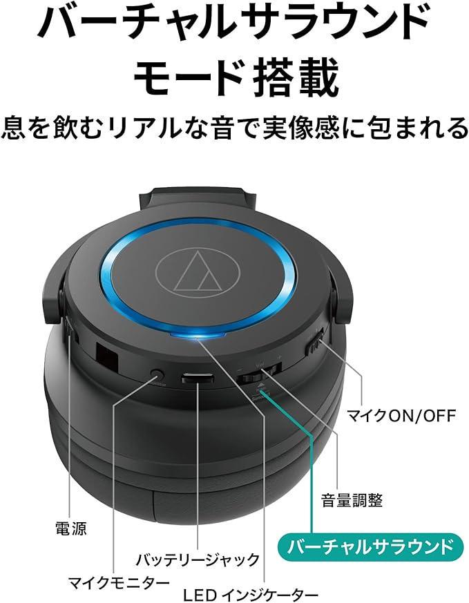 Стереогарнітура бездротова Audio-Technica Ath з оголов'ям - фото 6