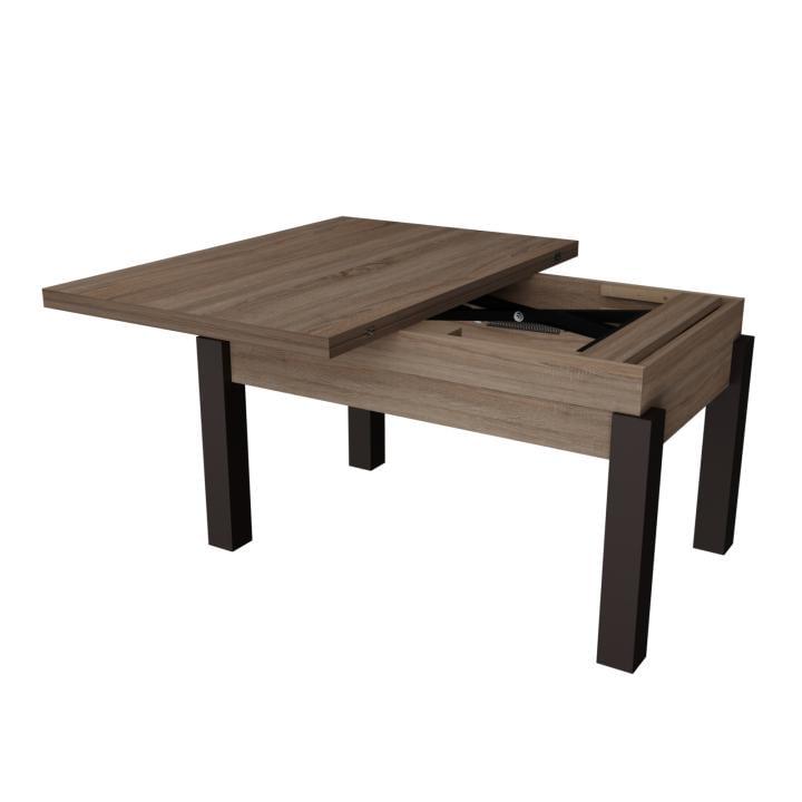 Журнальний стіл-трансформер Neman Батерфлай дерево/ДСП Трюфель/Венге - фото 2 Журнальний стіл-трансформер Neman Батерфлай дерево/ДСП Трюфель/Венге - фото 2