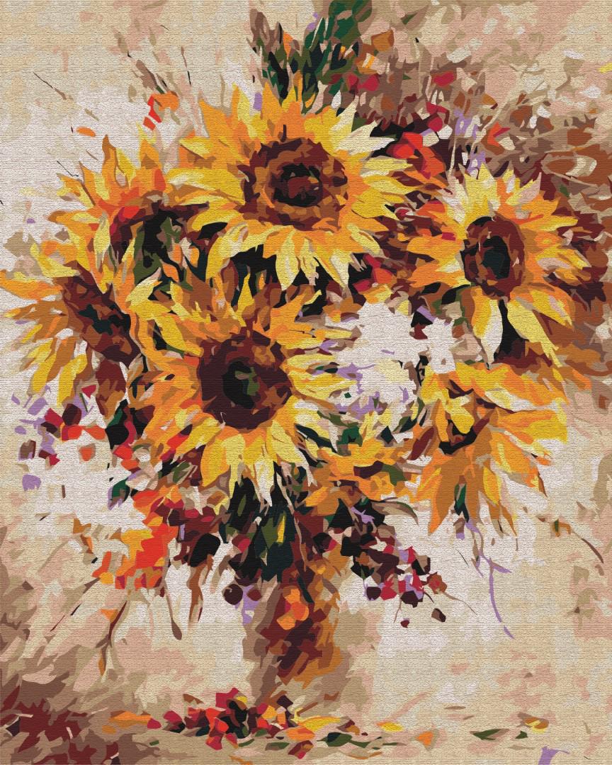 Картина по номерам Brushme Натюрморт с подсолнухами 40x50 см (BS51415)