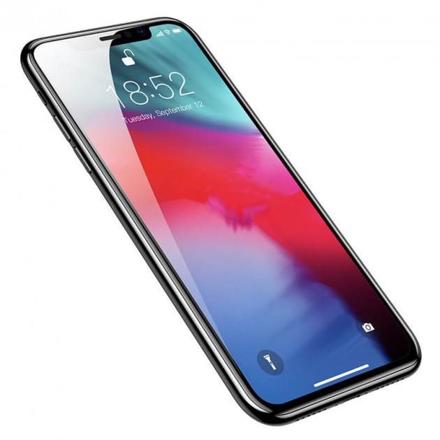 Защитное стекло Baseus For Iphone XS Max/11 Pro Max Full Coverage Curved 0,3 мм SGAPIPH65-KC01 (524-814) - фото 4