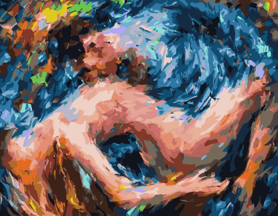 Картина по номерам Strateg Пылка страсть 40x50 см (GS401)