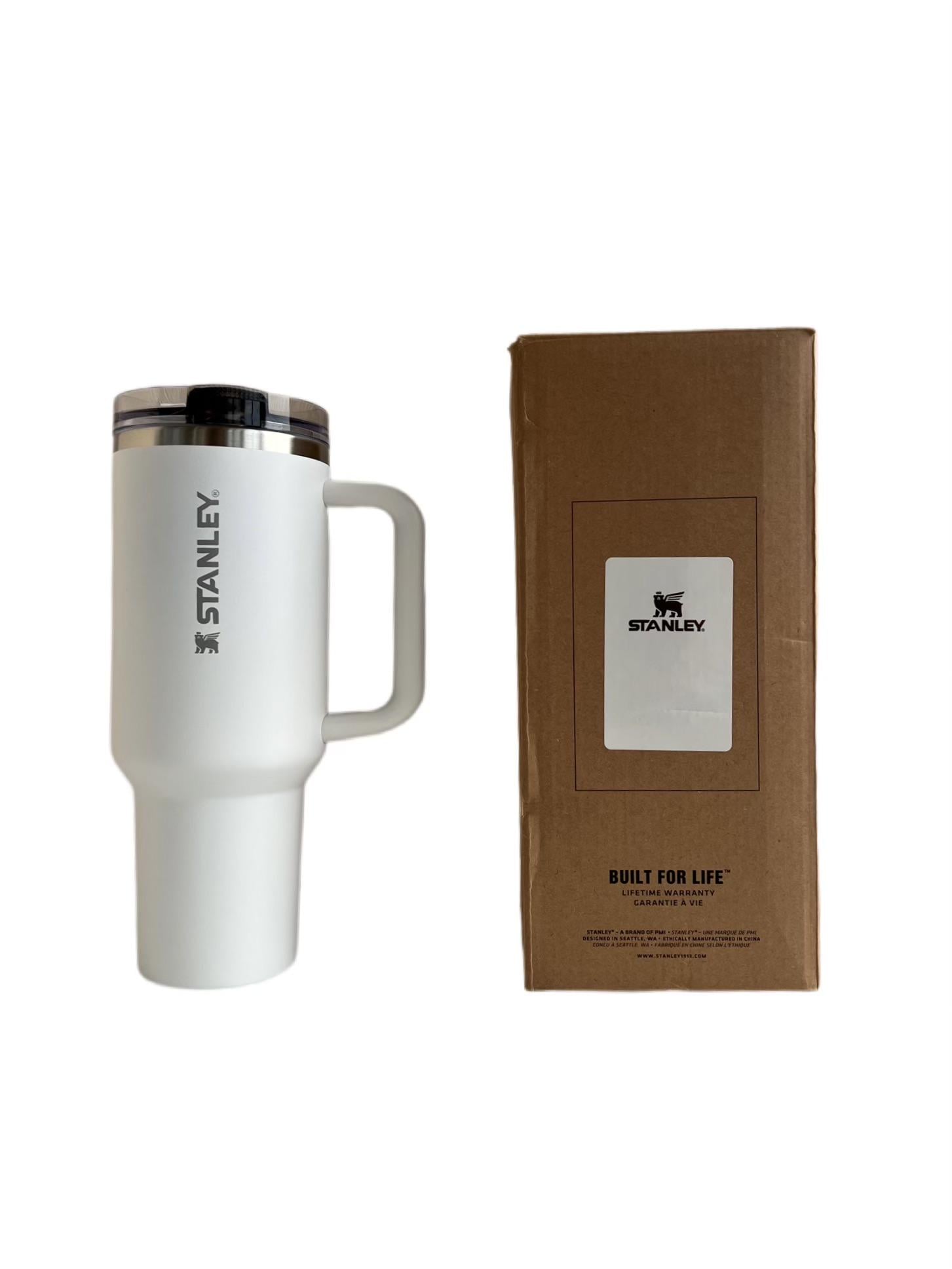Термокухоль Stanley Tumbler The Quencher ProTour Flip Straw 1180 мл Білий (31259662)