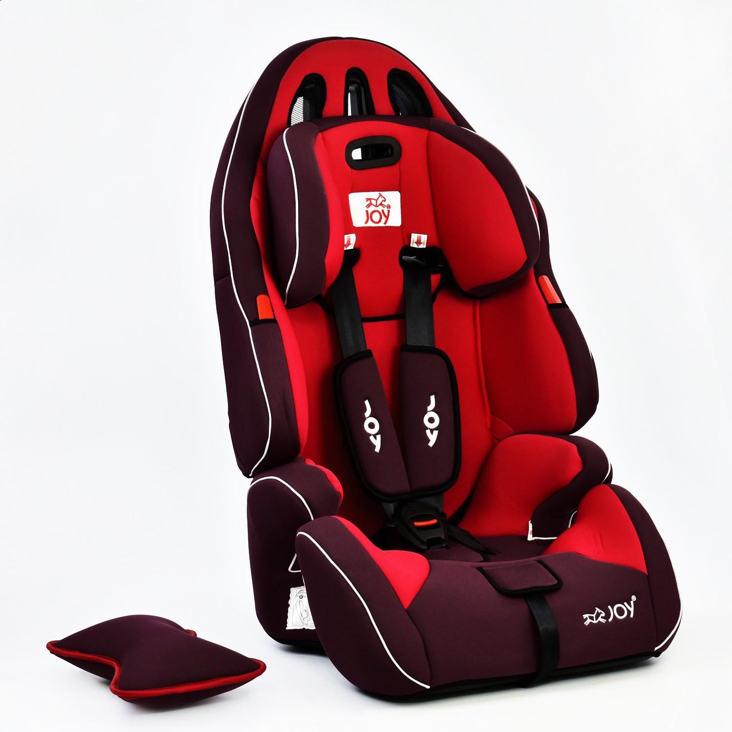 Автокресло детское Joy универсальное с бустером группа 1/2/3 9-36 кг Red (69075)