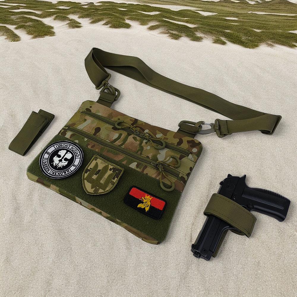 Сумка мужская нагрудная военная (521254) - фото 20 Сумка мужская нагрудная военная (521254) - фото 20