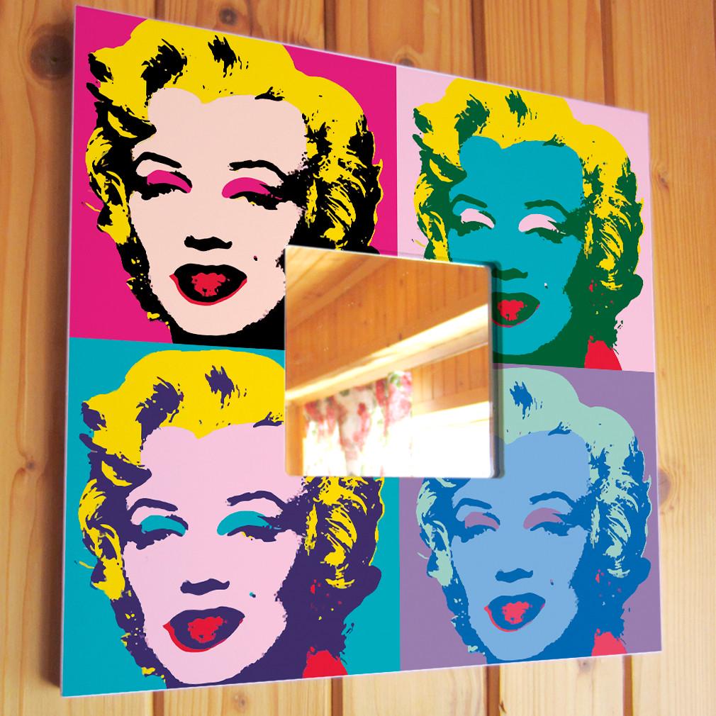 Зеркало декоративное Диптих Мэрилин Монро 260х260 мм (M03772)