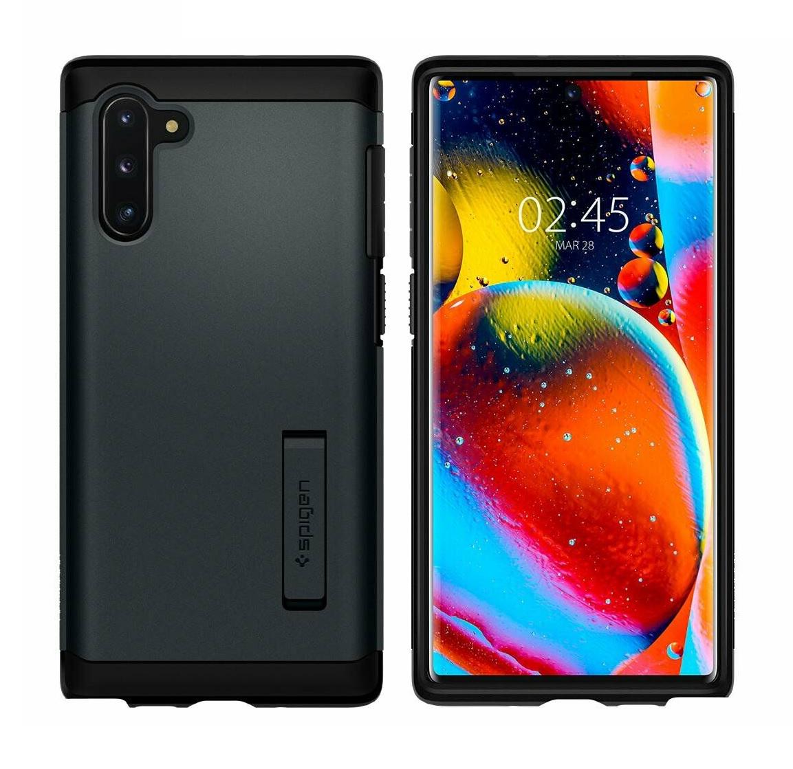 Чехол противоударный с подставкой Spigen Slim Armor 627CS27285 для Samsung Galaxy Note 10 Plus (6.8") Metal Slate Чехол противоударный с подставкой Spigen Slim Armor 627CS27285 для Samsung Galaxy Note 10 Plus (6.8") Metal Slate