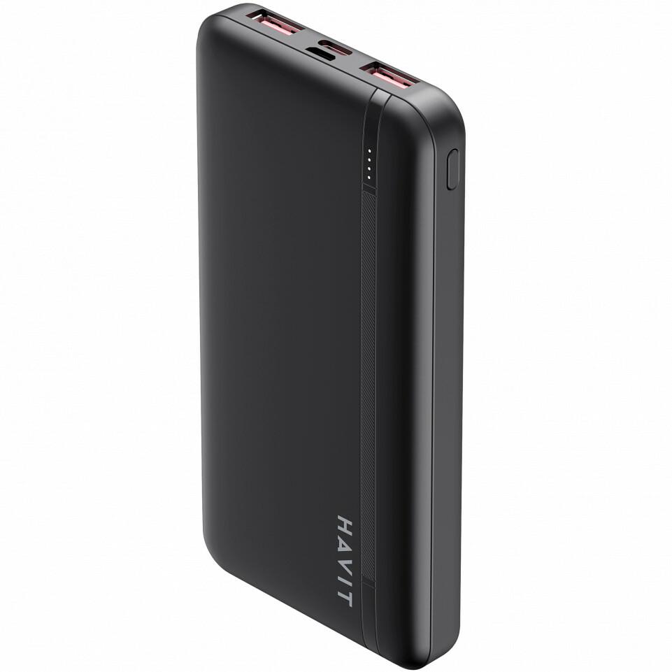 Повербанк Havit HV-PB90 зі швидкою зарядкою 10000 mAh Black (PD20W QC3.0)