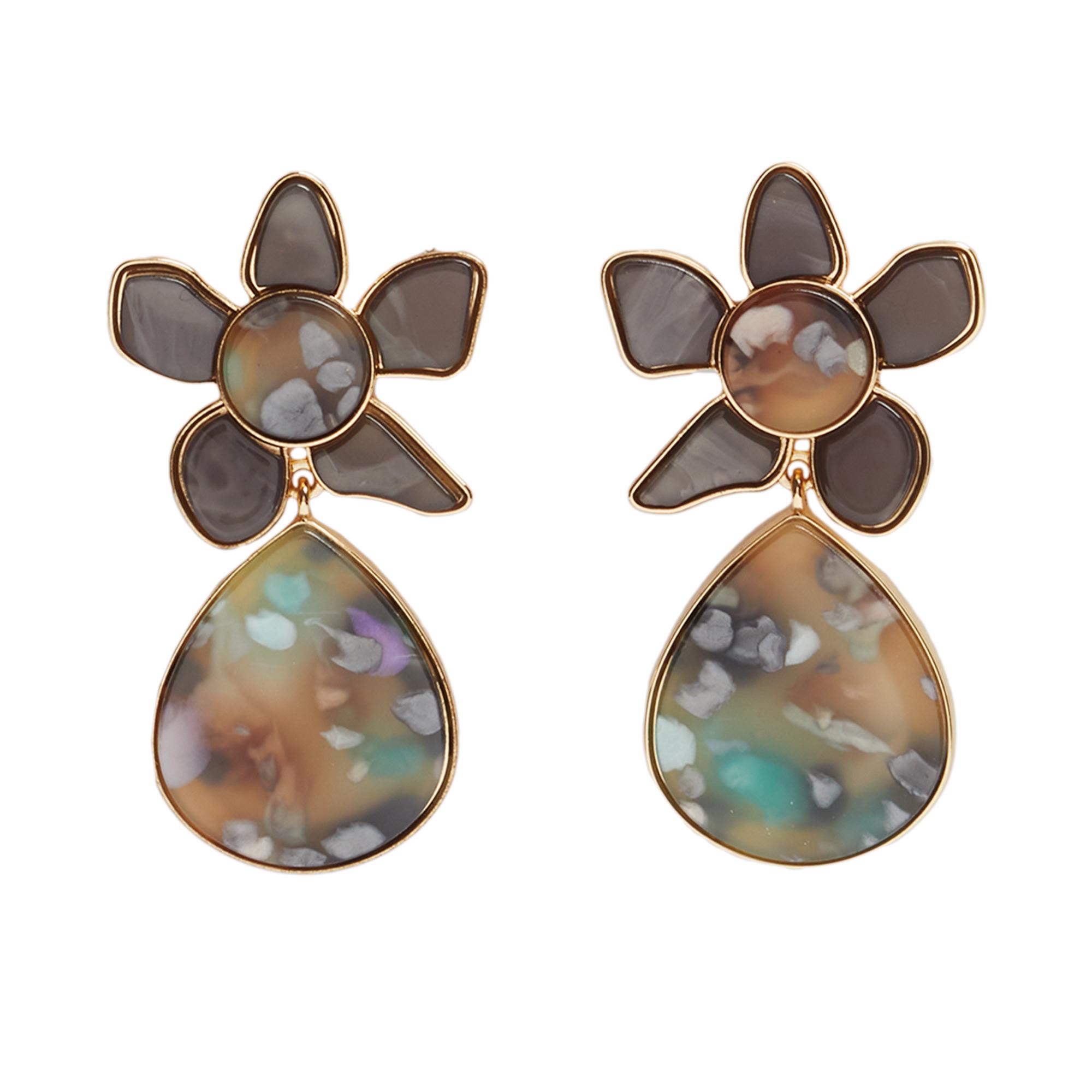 Женские серьги Parfois 191069 ONE Коричневый