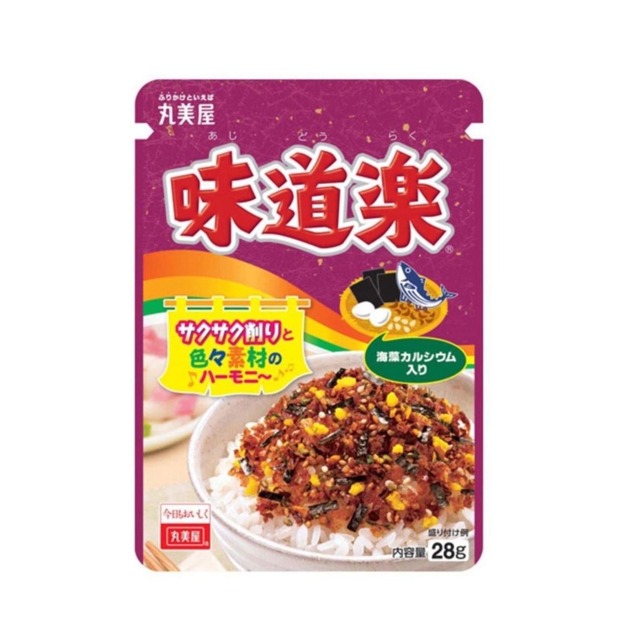 Фурикаке с бонито морскими водорослями яйцом и кунжутом MARUMIYA Ajidouraku 25 г (2884647017) Фурикаке с бонито морскими водорослями яйцом и кунжутом MARUMIYA Ajidouraku 25 г (2884647017)