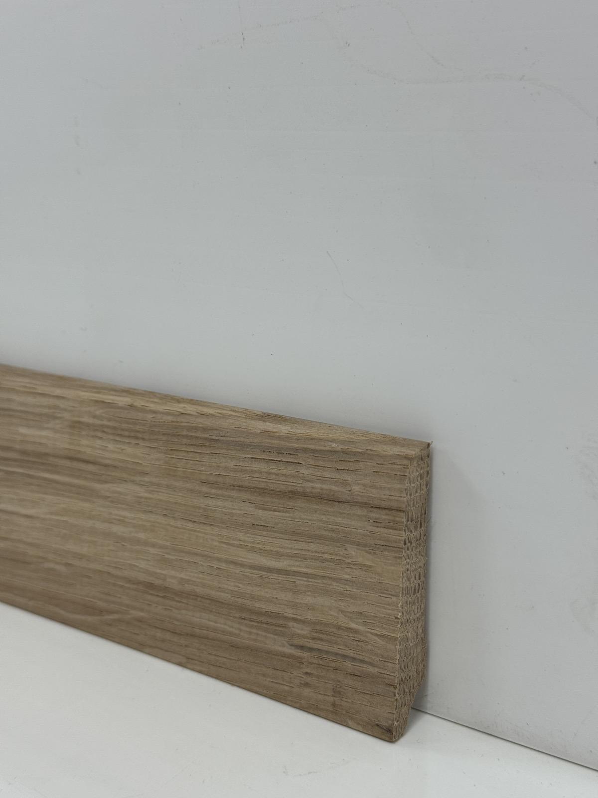 Плінтус дерев'яний із дуба Косий під фарбування 60х12 мм (29954780) - фото 4 Плінтус дерев'яний із дуба Косий під фарбування 60х12 мм (29954780) - фото 4