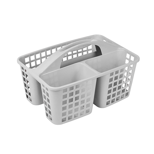 Органайзер с ручкой пластиковый Stenson 23x30,5x18 см Grey (PB-185)