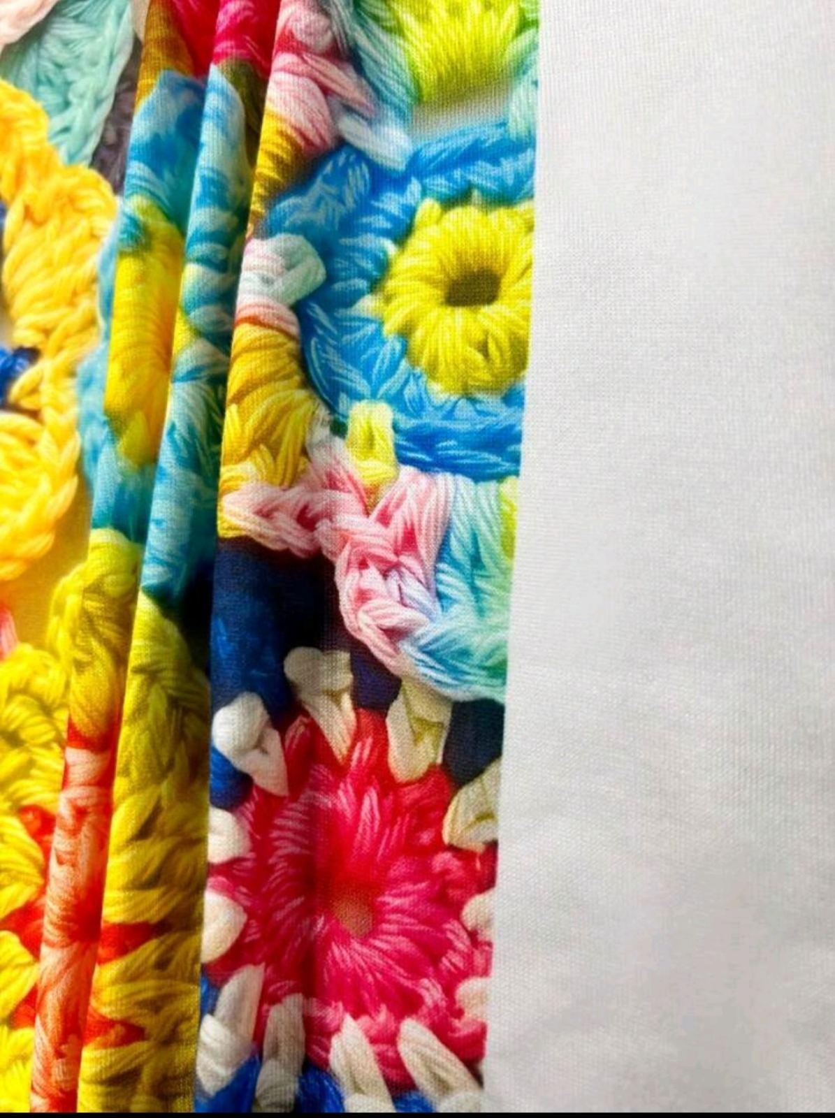 Блузка с рукавами печать 3D Floral PRINT женская S Разноцветный (27303958) - фото 3 Блузка с рукавами печать 3D Floral PRINT женская S Разноцветный (27303958) - фото 3