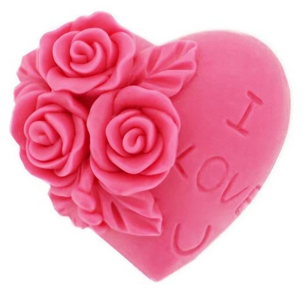 Форма силиконовая Stenson Сердце 7x7x3 см (MH-3042)