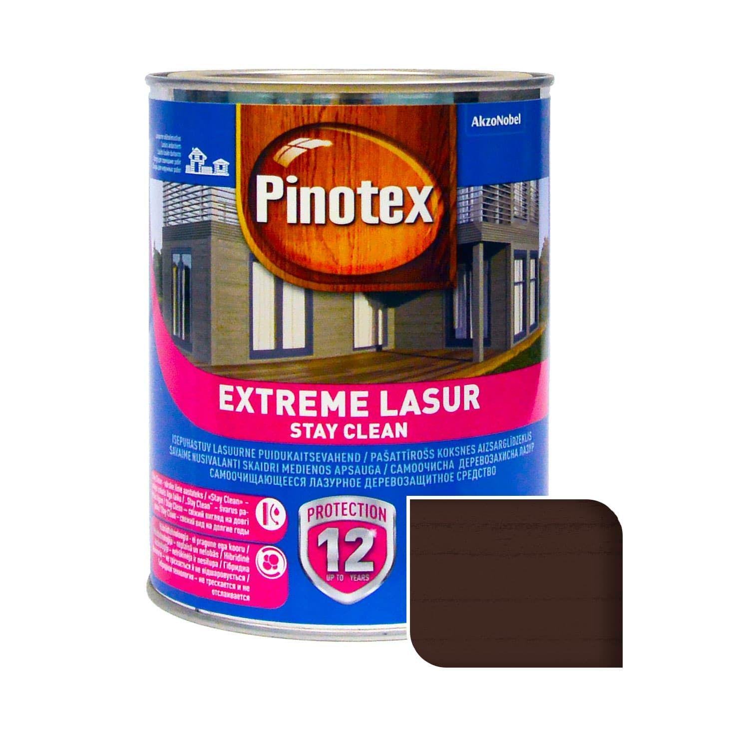 Средство деревозащитное Pinotex Extreme Lasur Палисандр 1 л (5302331)