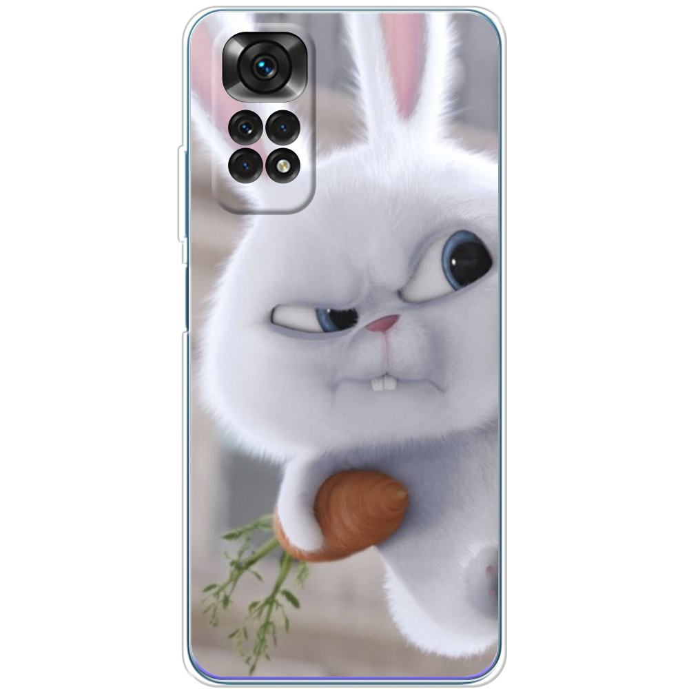 Чехол BoxFace Xiaomi Redmi Note 11 Global Version Rabbit Snowball Прозрачный силикон (44124-up1116-44124)