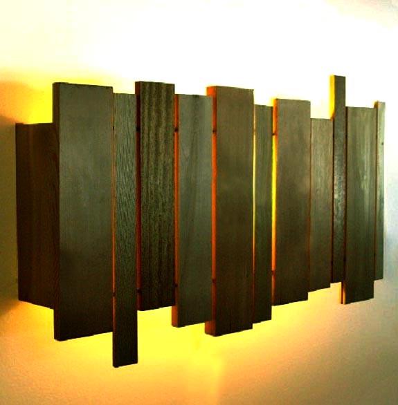 Светильник настенный из дерева Мейсвилл Мускат (БРА-000907)