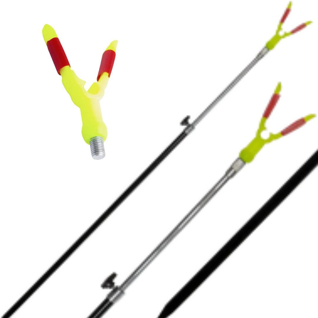 Подставка для удилища Gladiator ZJ01-180 телескопическая регулируемая Красный/Желтый (30167733) - фото 7