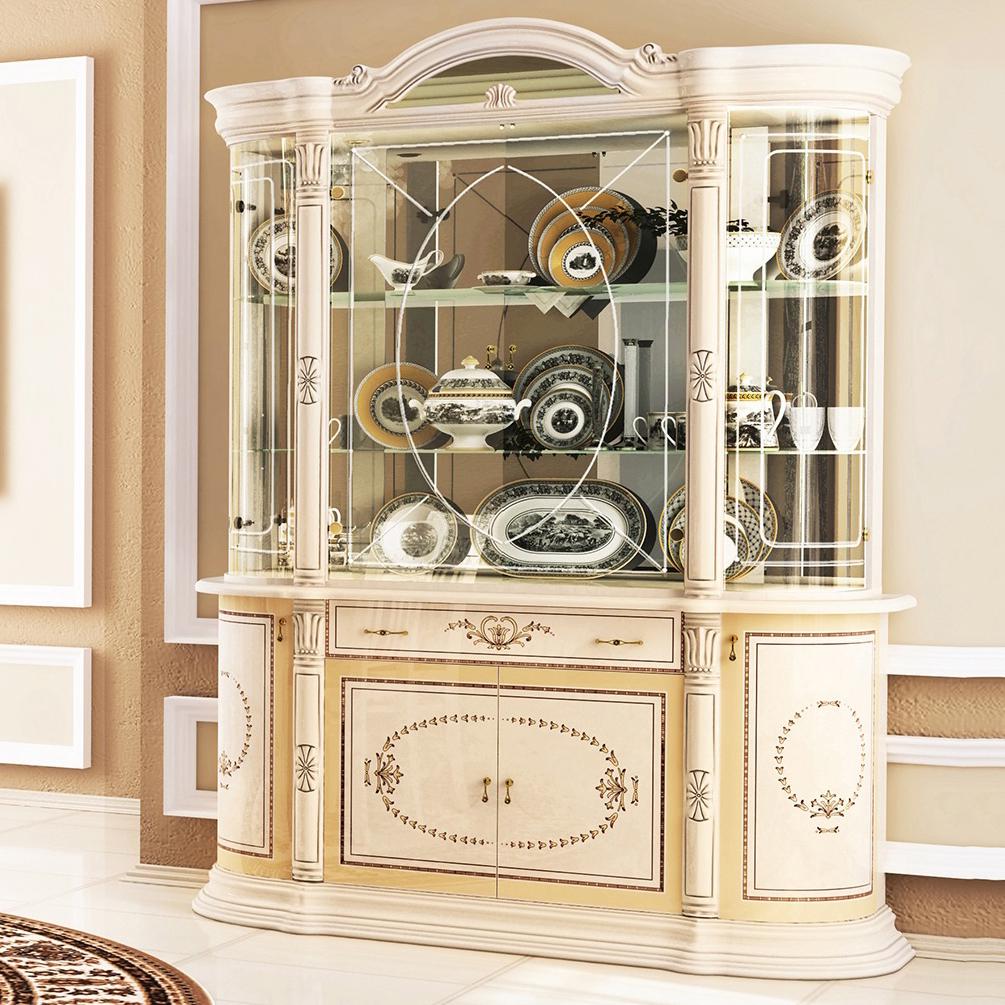 Витрина для кабинета-сервант MiroMark Чикаго 4Д ДСП/МДФ 1705х550х2230 мм Бежевый (12351) - фото 3 Витрина для кабинета-сервант MiroMark Чикаго 4Д ДСП/МДФ 1705х550х2230 мм Бежевый (12351) - фото 3