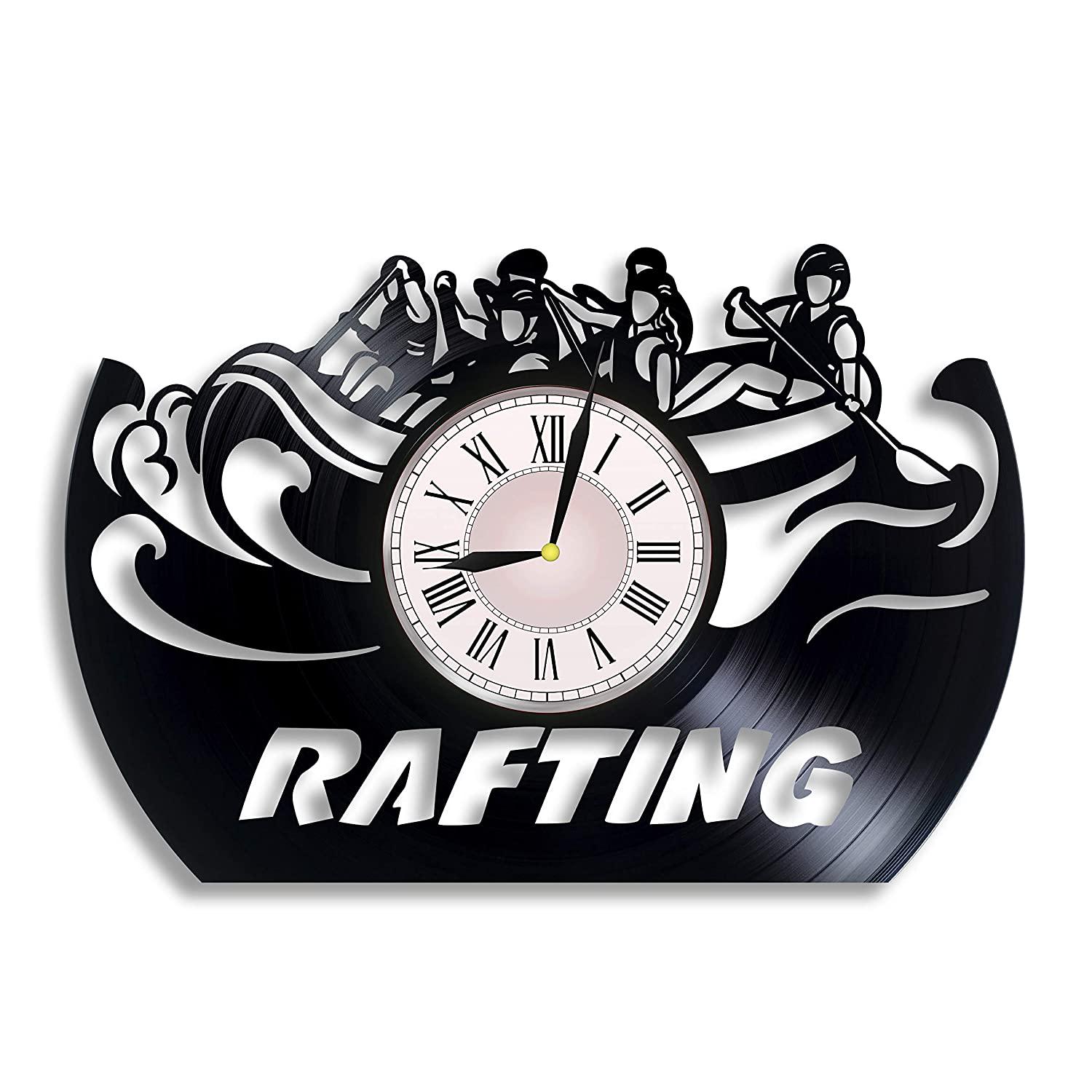 Часы настенные Рафтинг 2336 из виниловой пластинки