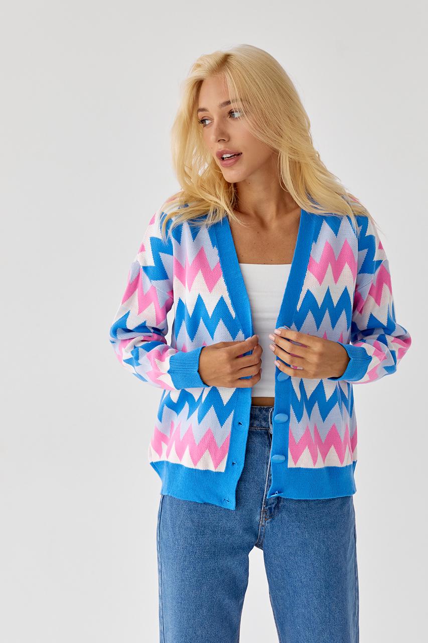 Кардиган женский L Синий (9528302) - фото 7 Кардиган женский L Синий (9528302) - фото 7