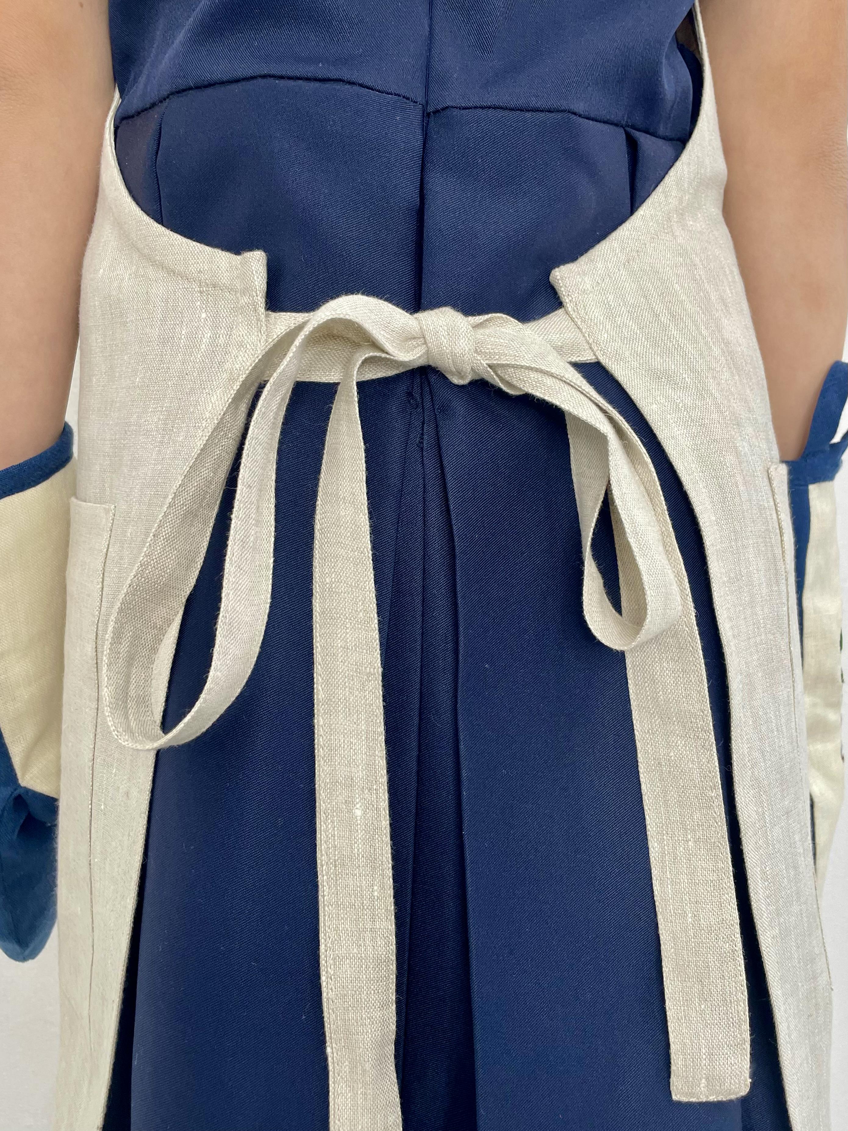 Фартук льняной детский с вышивкой Гном (30083213) - фото 3 Фартук льняной детский с вышивкой Гном (30083213) - фото 3