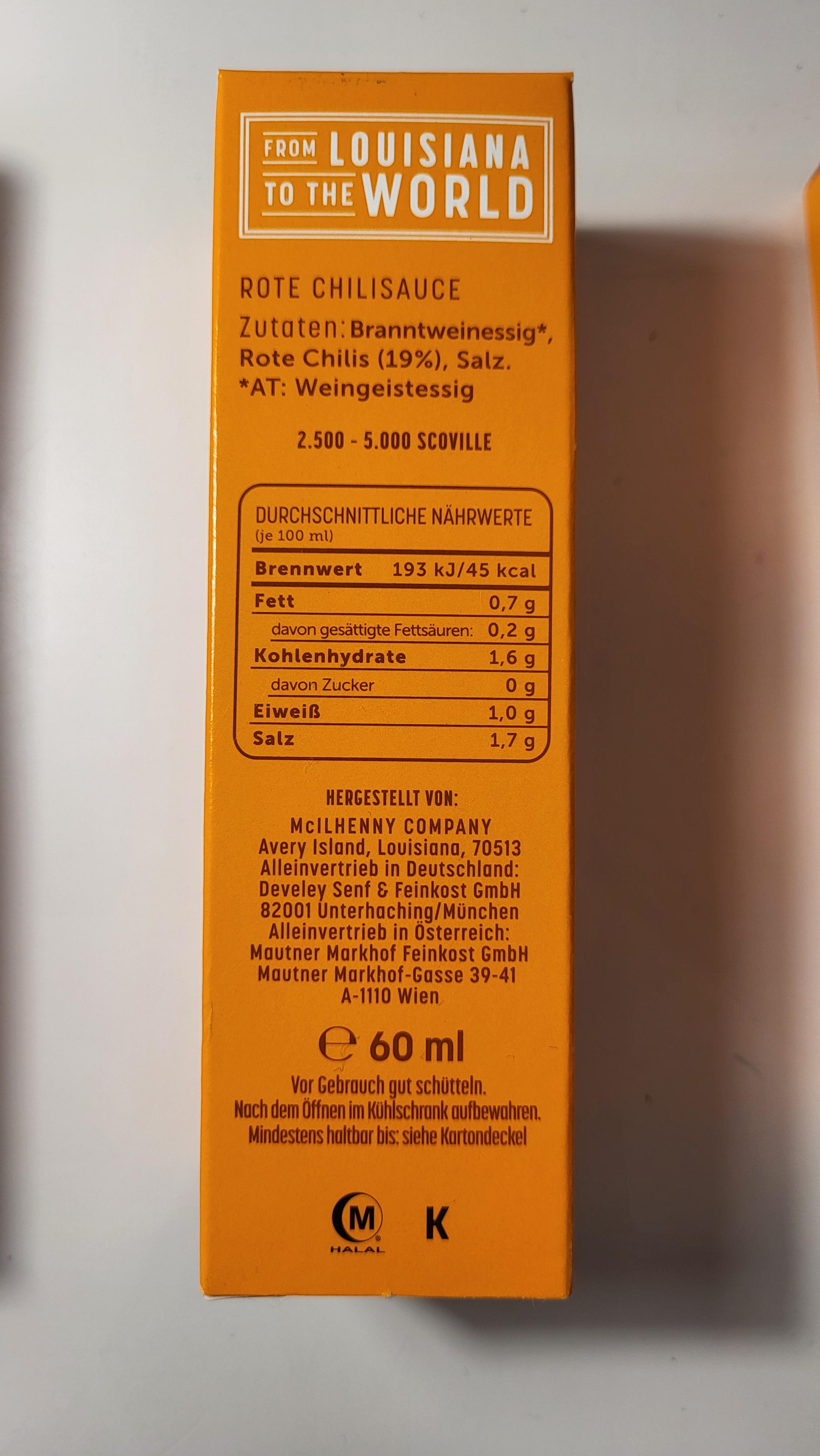 Соус Tabasco Red Pepper классический острый 60 мл (2426559892) - фото 4 Соус Tabasco Red Pepper классический острый 60 мл (2426559892) - фото 4