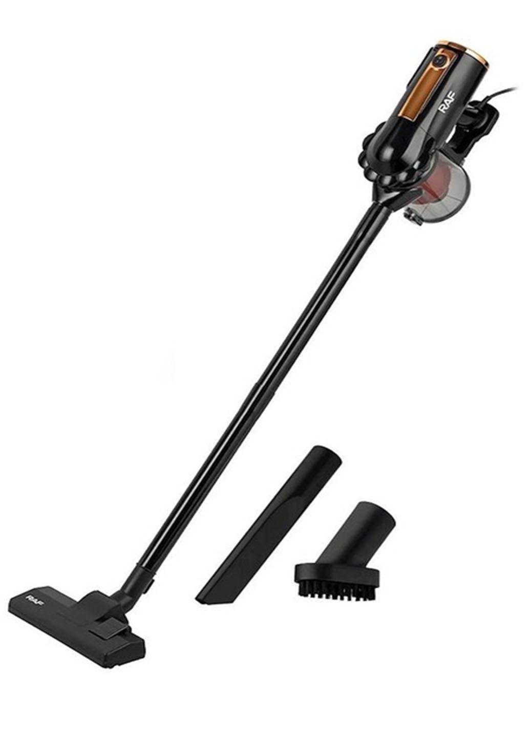 Пилосос ручний без мішка RAF 8672 вертикальний колбовий циклонного типу 600 Вт Чорний (8672А)