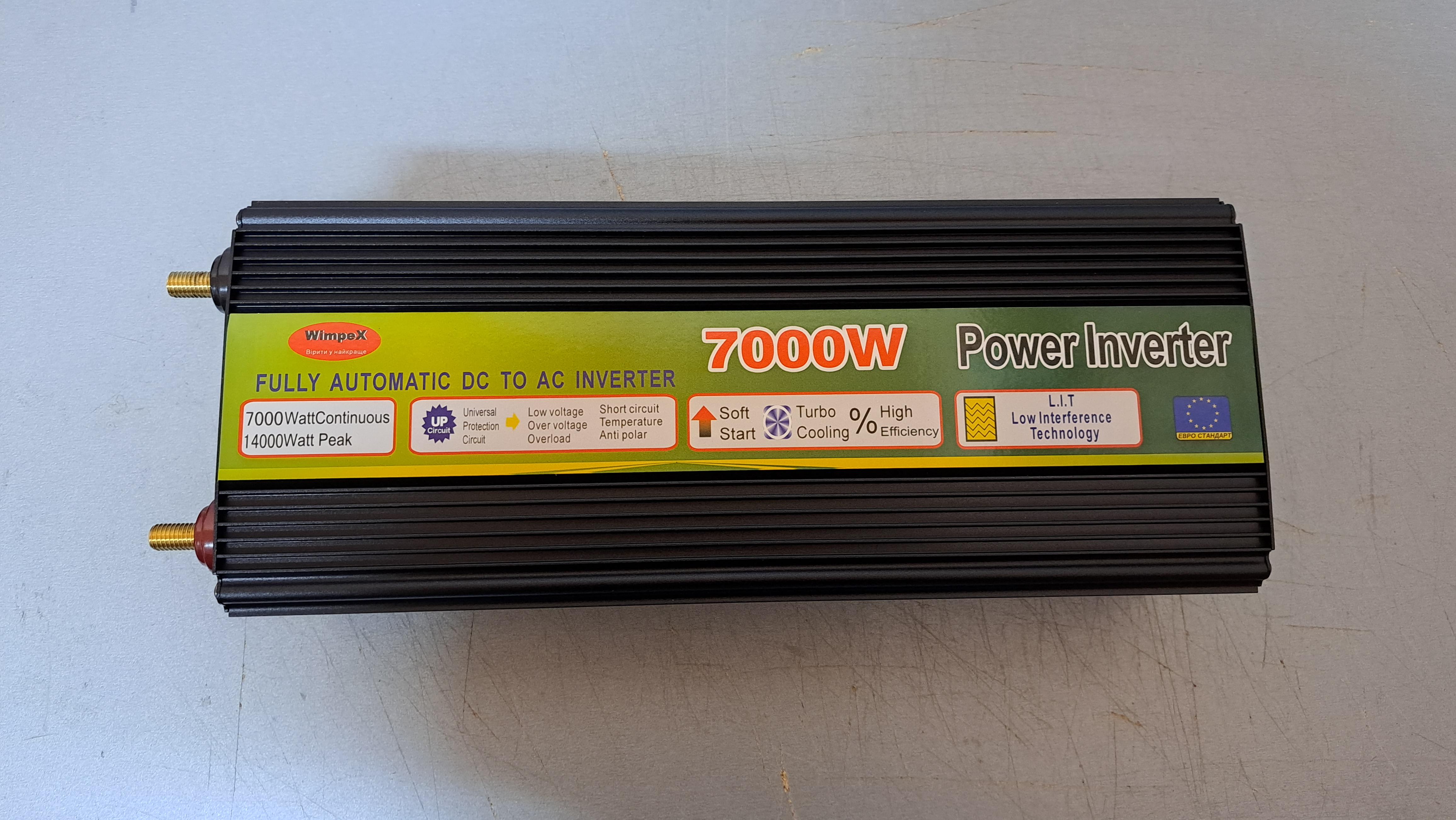 Преобразователь напряжения WIMPEX 12-220V 7000W с плавным пуском - фото 9 Преобразователь напряжения WIMPEX 12-220V 7000W с плавным пуском - фото 9