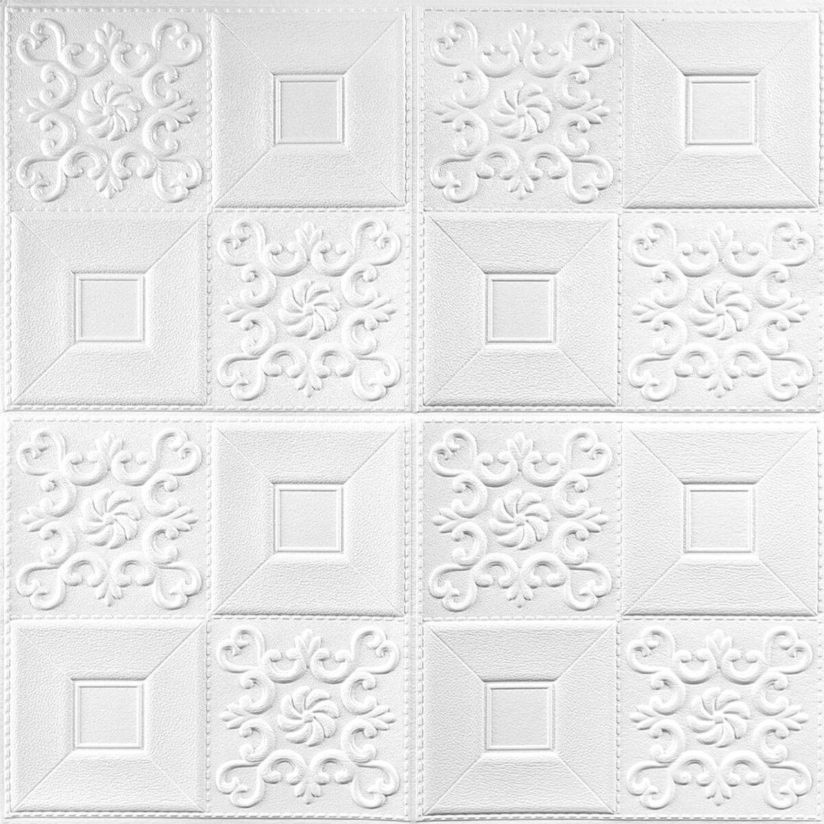 Панель самоклеюча декоративна 3D фігури 700х700х5 мм (SW-00000006)