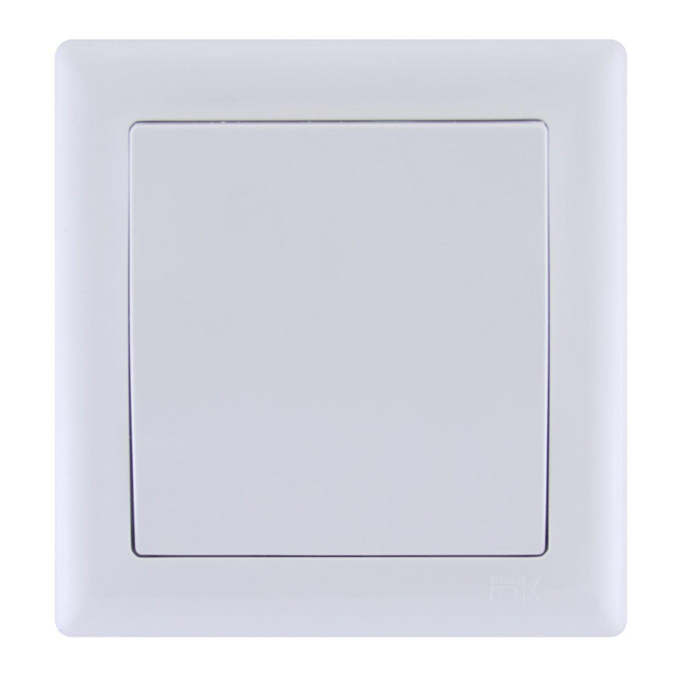 Вимикач УЄК BOLERO ВК01-00-0-ББ 1-клавішний Білий (EVB15-K01-10)